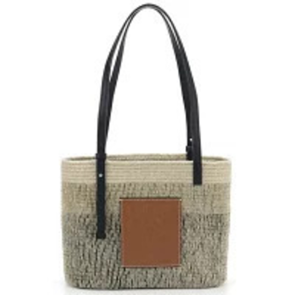 Loewe Basket Bag Anagram Square Beige Cream Handbag